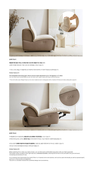 The Unit Sofa 2-Seater [Motor Type] (accept pre-order)