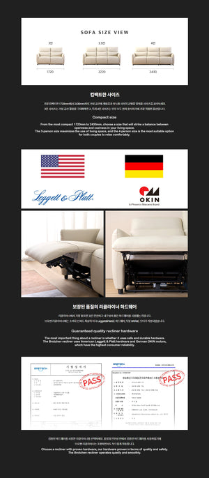 Brotchen 3-Seater Motor Sofa (accept pre-order)