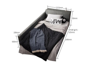 [70% off] New Tom Bumper Bed S Grey