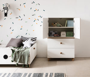 New Comme 2-Door Storage with Drawers (accept pre-order)