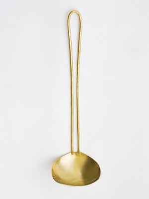 LUE Large Brass Ladle