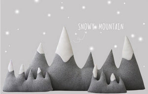 Snowy Mountain Cushion