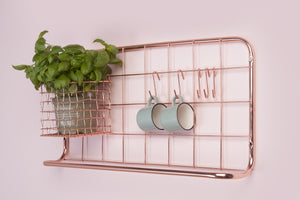 [Display Sale] Kitchen Rack Set - Copper