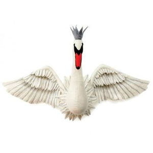 Wall Decoration - Swan Head with wings