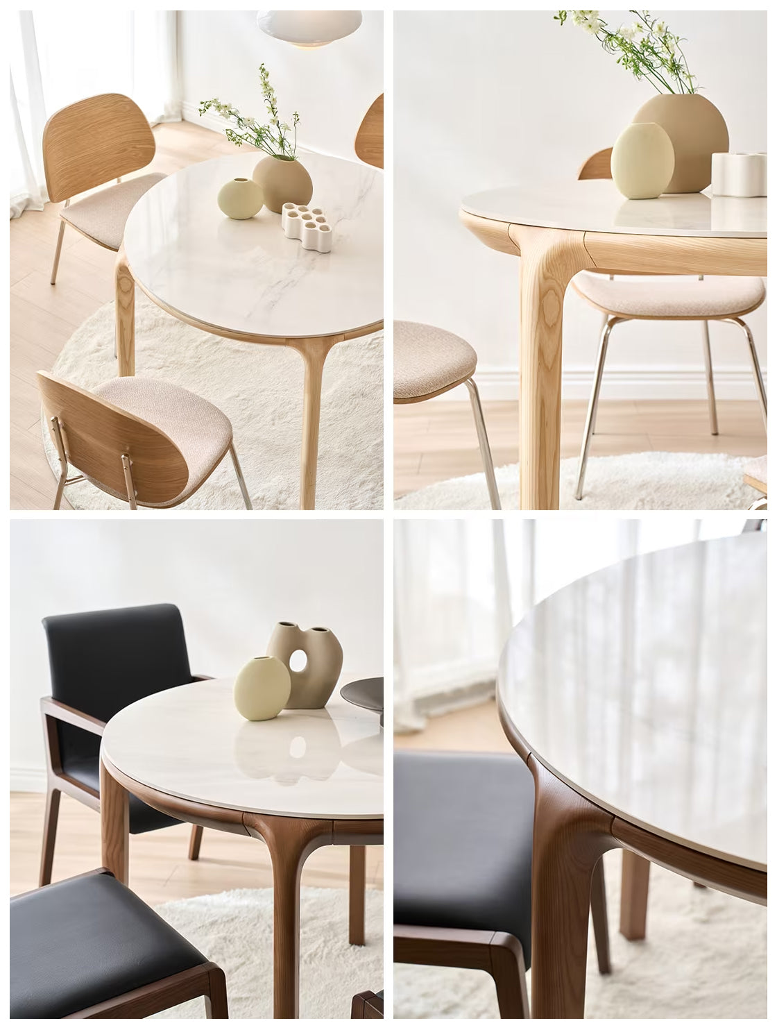 Laeti Round Dining Table 1000 (accept pre-order)