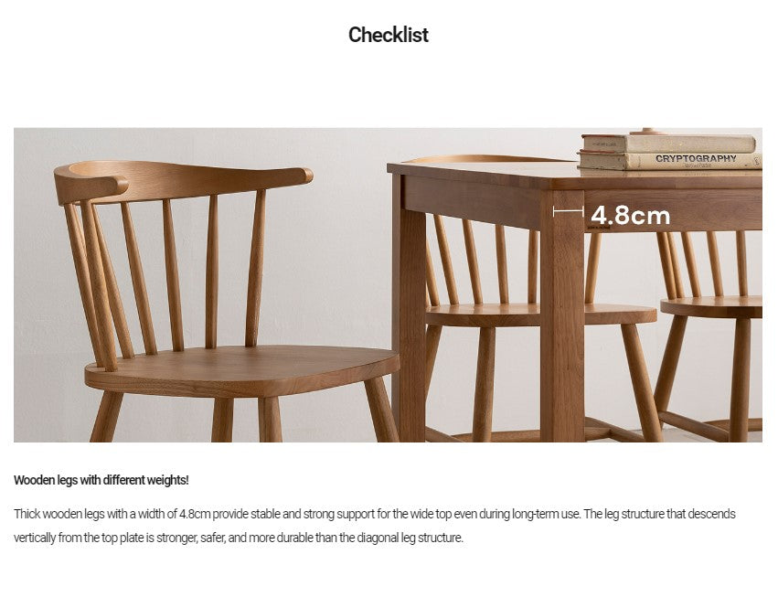 New Cinnamon Dining Table 1200 (accept pre-order)