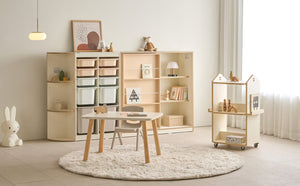 [GET DM Code Offer] Comme Kids 2-level Rotating Bookshelf