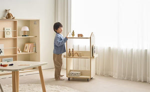 [GET DM Code Offer] Comme Kids 2-level Rotating Bookshelf