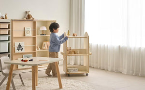 [GET DM Code Offer] Comme Kids 2-level Rotating Bookshelf