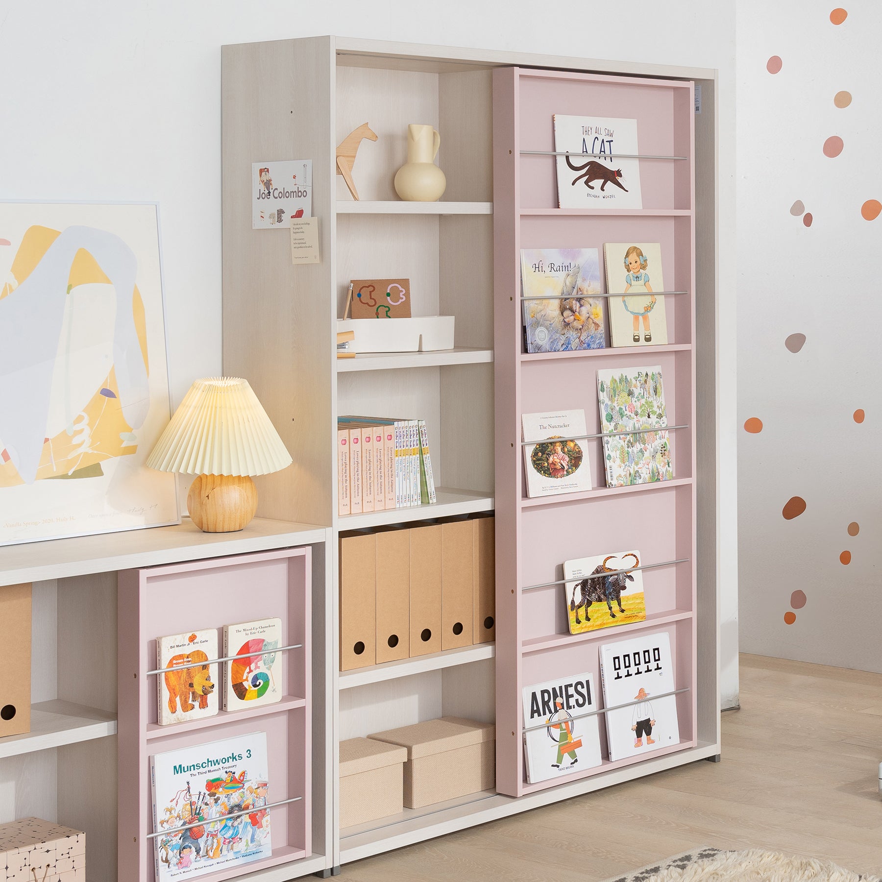 New Rudi Sliding Tall Bookshelf