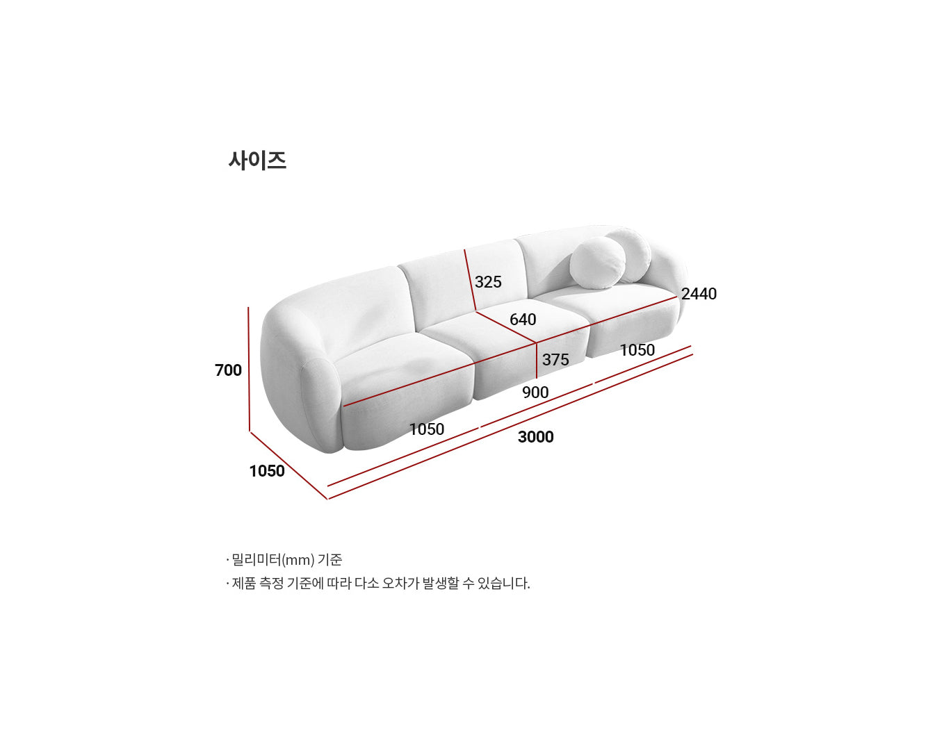 Rosie Sofa 4-seater (accept pre-order)