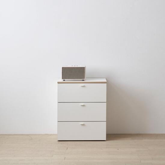 Ronan White 600 3-Drawer Cabinet (accept pre-order)