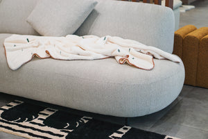 [Display Sale 59% off] Floche Sofa 4-seater Couch Type Ivory