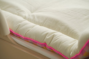 Vivid Check All-in-one Bedding Set Pink