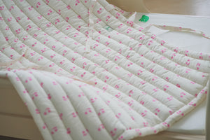 I Love Cherry Nap Bedding Set Pink