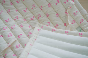 I Love Cherry Nap Bedding Set Pink