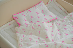 I Love Cherry Nap Bedding Set Pink