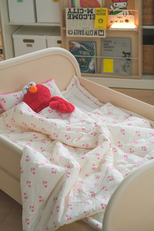 I Love Cherry Nap Bedding Set Pink