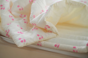 I Love Cherry Nap Bedding Set Pink