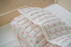 I Love Cherry Nap Bedding Set Pink