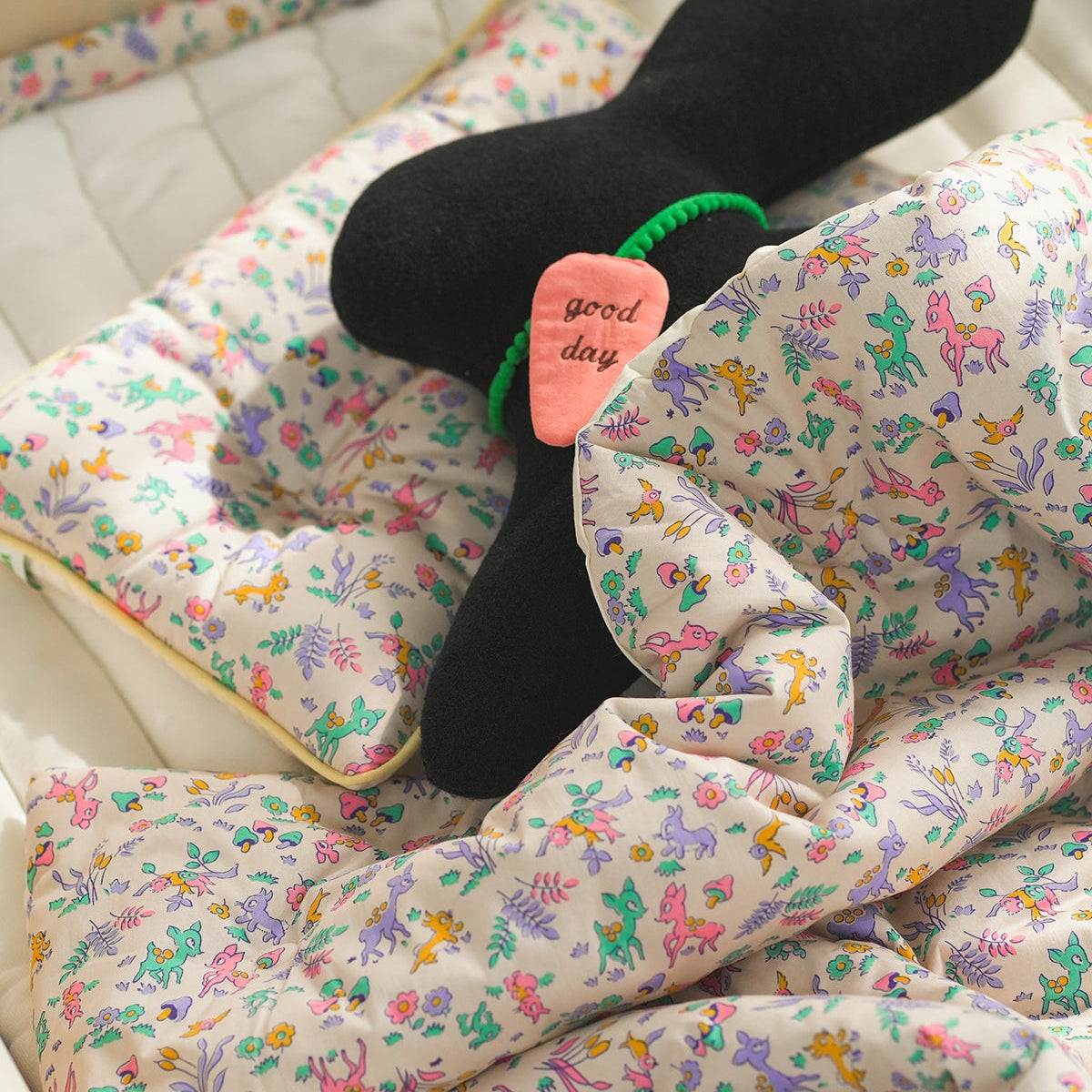 Baby Bambi Nap Bedding Set Beige