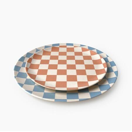 Diner Check Dinner Plate