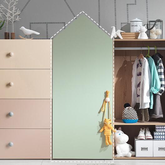 [30%off] Growing Tree House Wardrobe Green