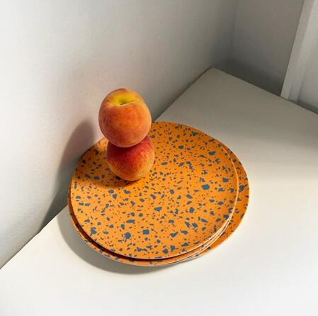 Terrazzo Orange Side Plate