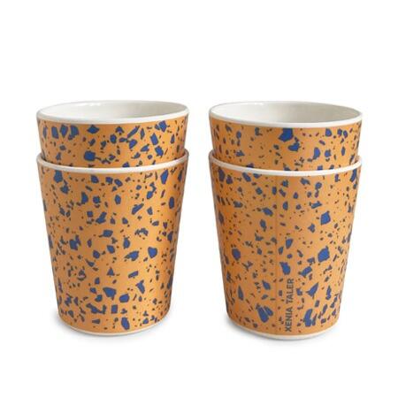 Terrazzo Orange Cup