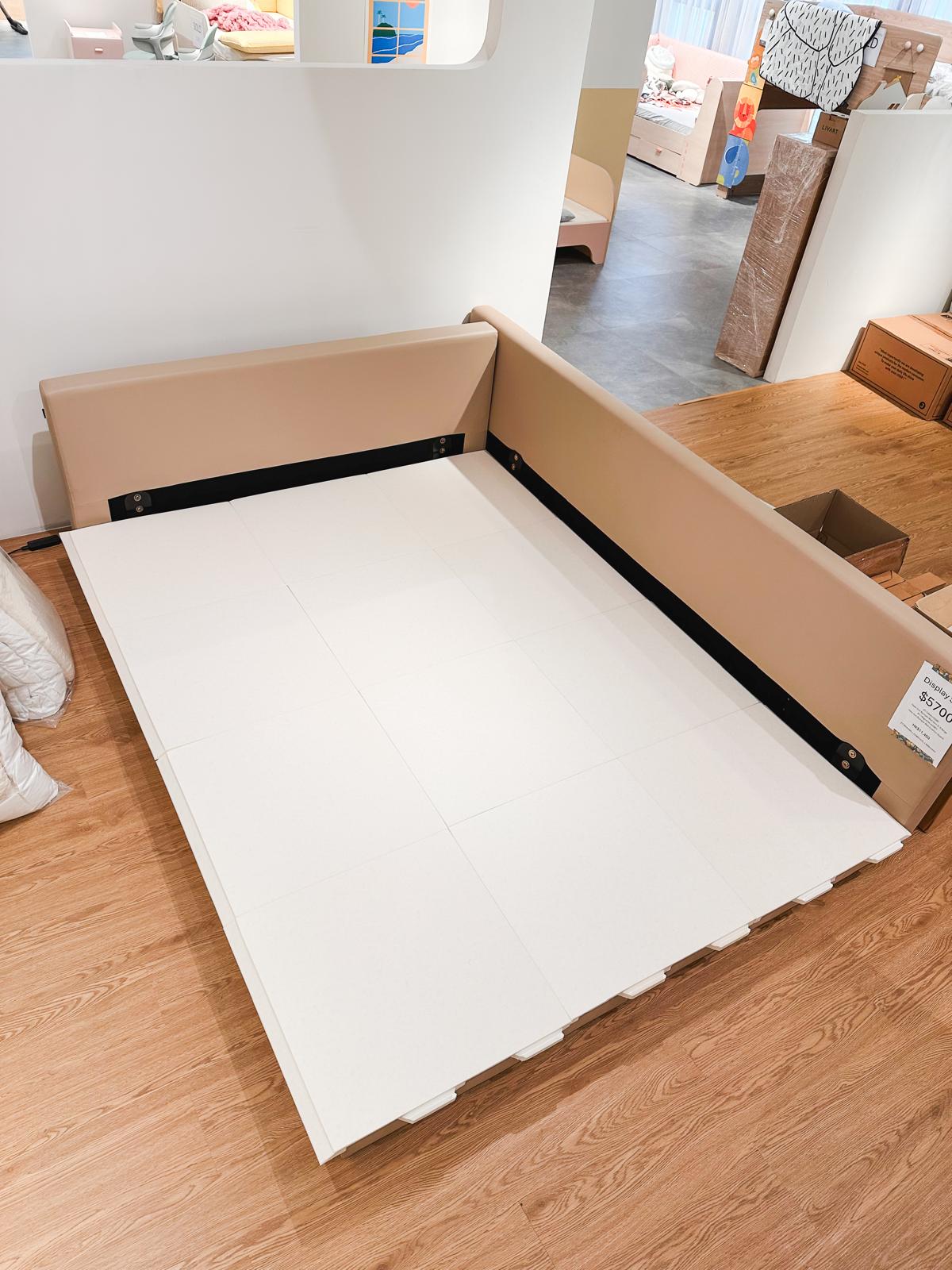 [Display Sale LAST ONE] New Tom Bumper Bed Q Beige