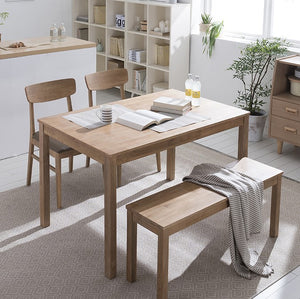 [20% off] New Cinnamon Dining Table 1200 with Chairs or Bench Set (accept pre-order)
