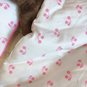 I Love Cherry Nap Bedding Set Pink
