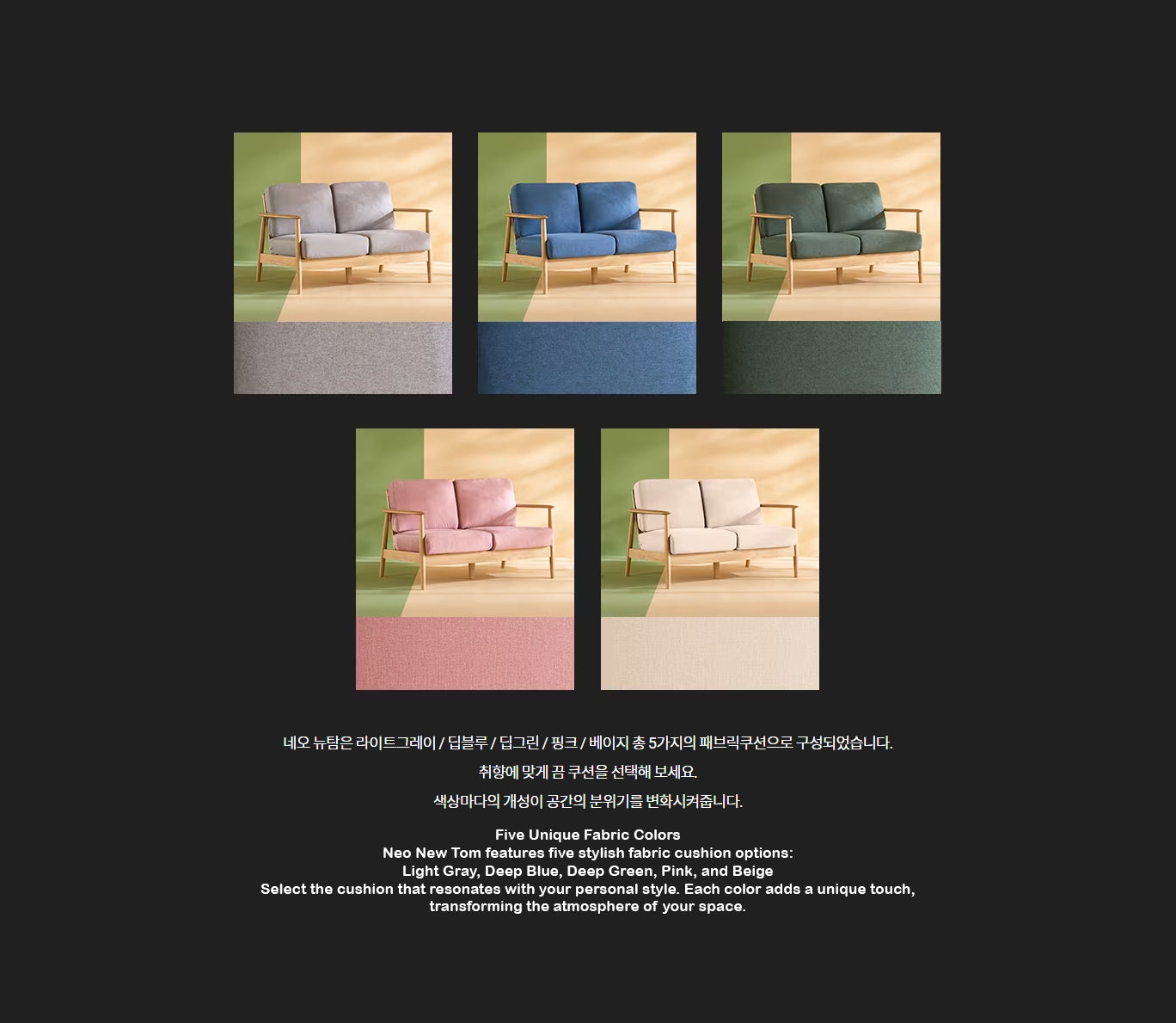 Neo New Tom Sofa [3-seater] (accept pre-order)