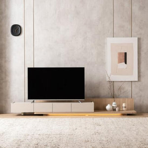 Divine TV Cabinet with Extension Shelf [Lighting Type] (accept pre-order)