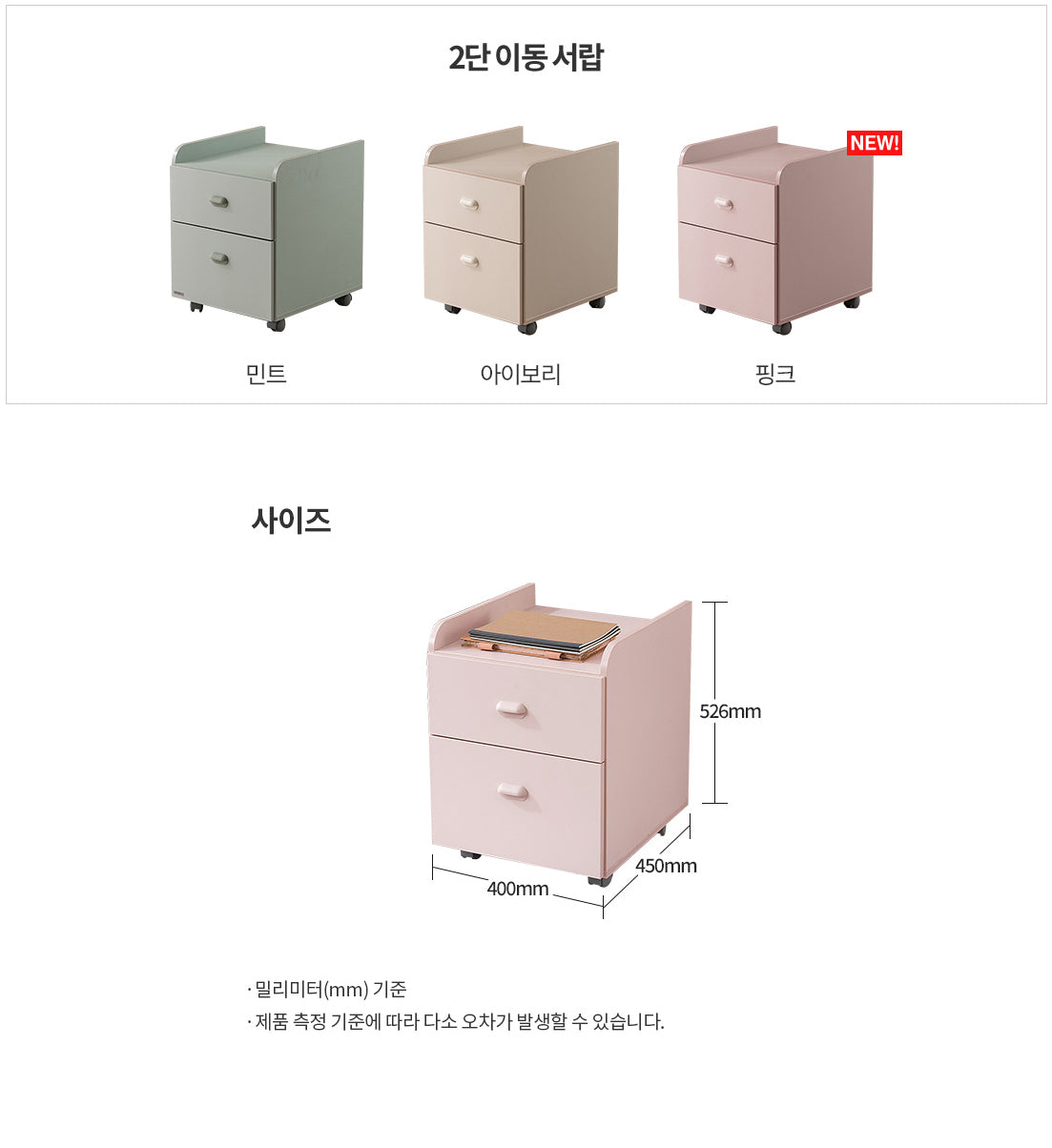Ronan Normal Desk Oak + Trolley Set