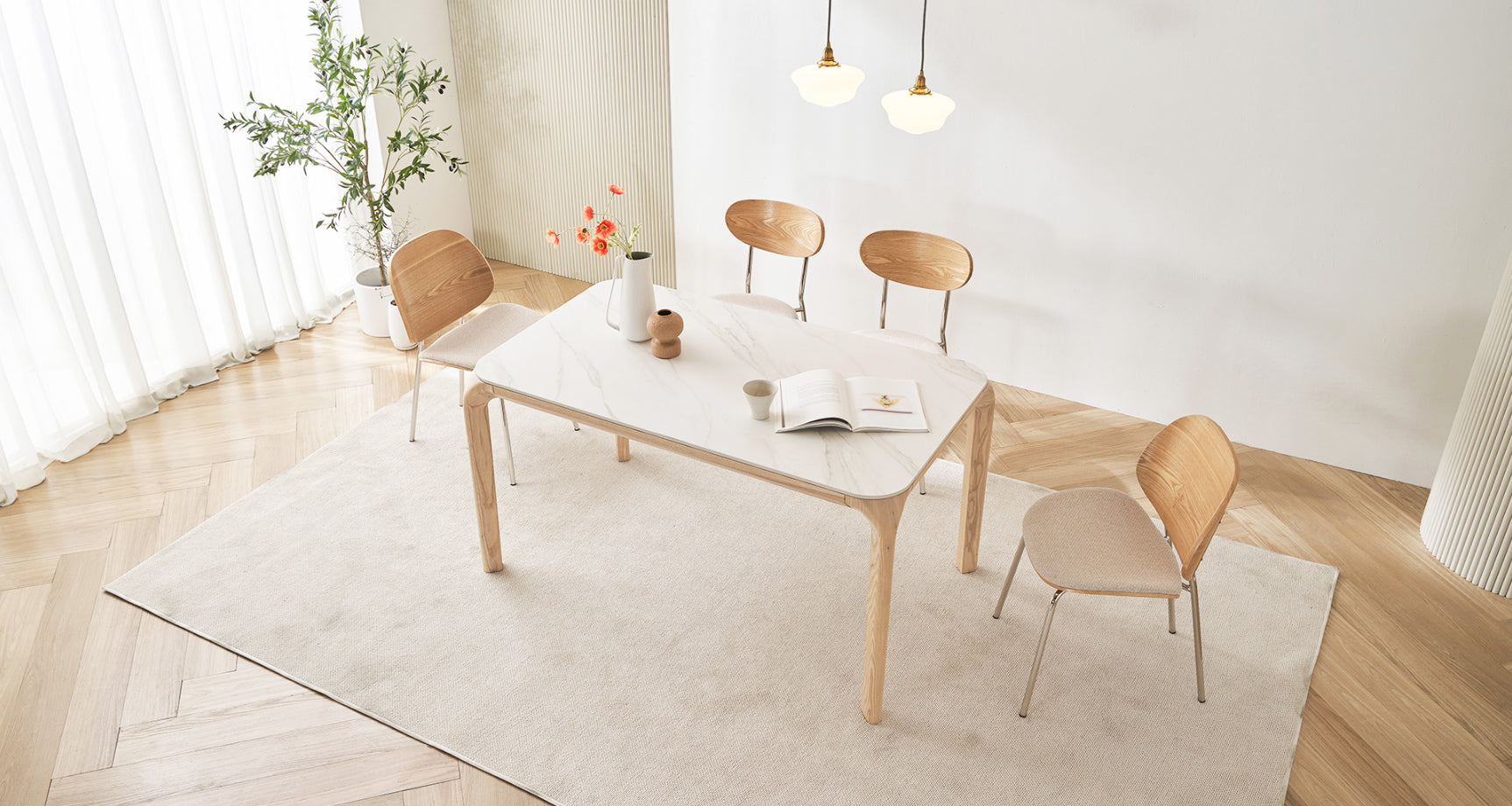 Laeti Dining Table 1400 (accept pre-order)