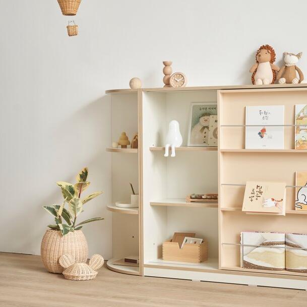 Comme Kids 1200 Sliding Bookshelf [395mmD] (accept pre-order)