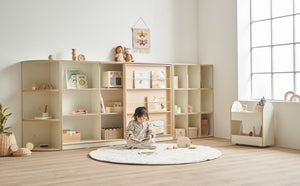 Comme Kids 3-level Semicircle Bookcase [395mmD] (accept pre-order)