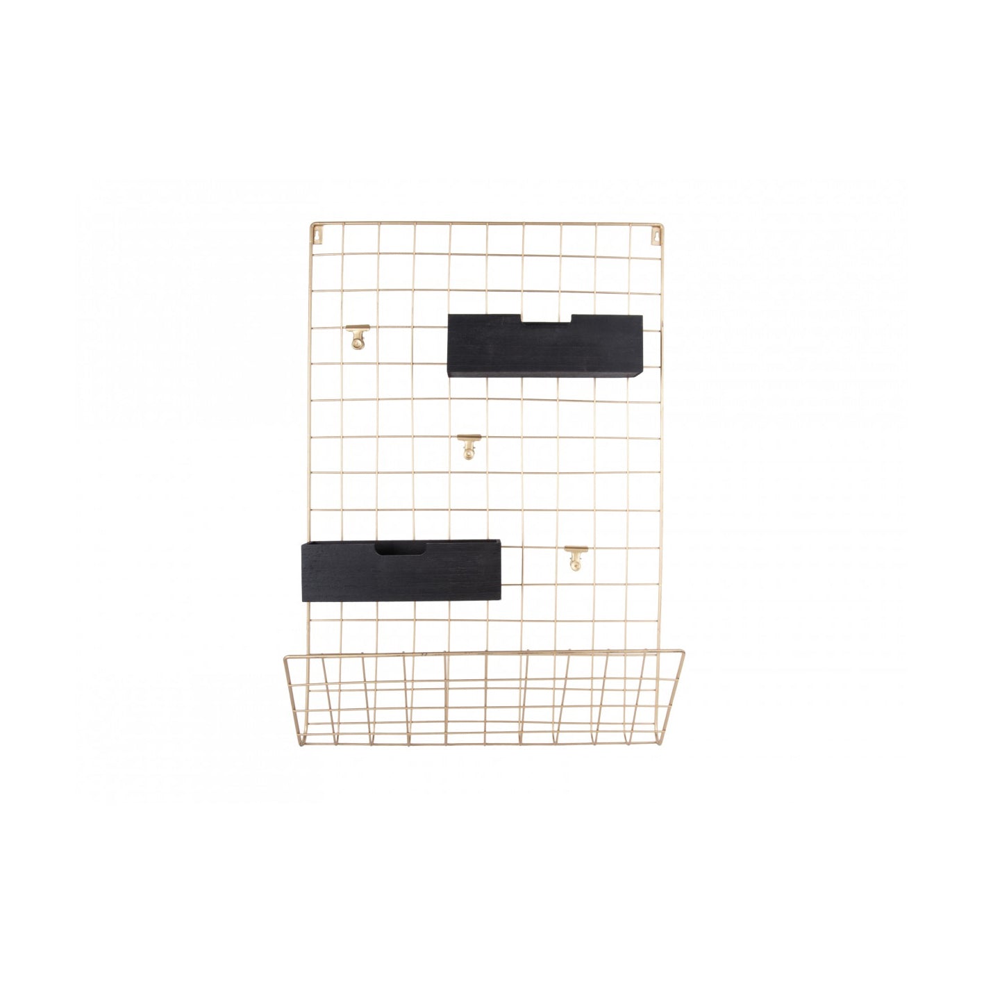 Memo Rack Grid Gold