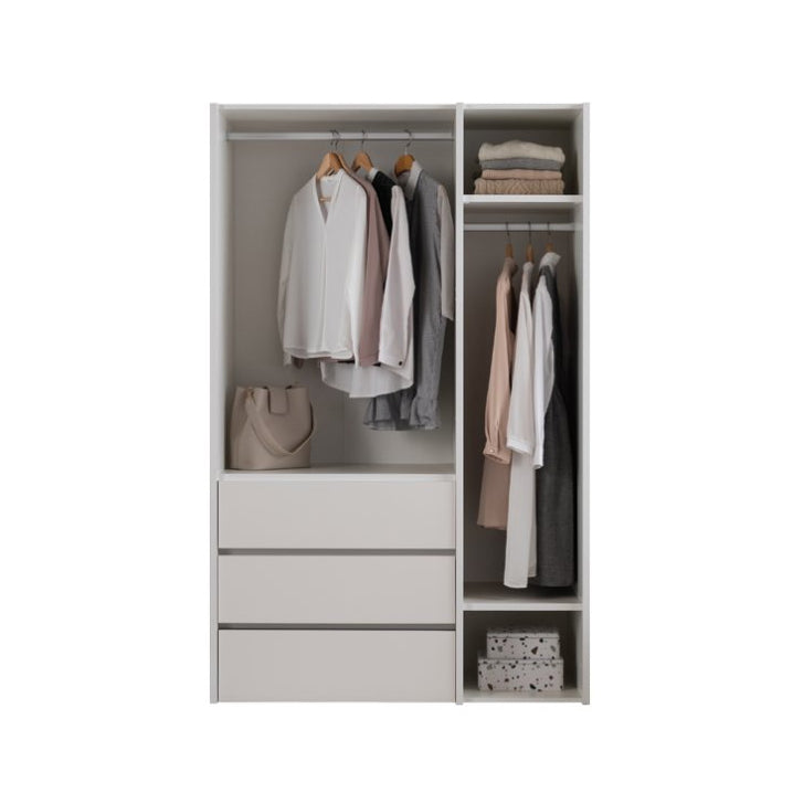 Toffee Wardrobe 1200 - Drawer Type (accept pre-order)