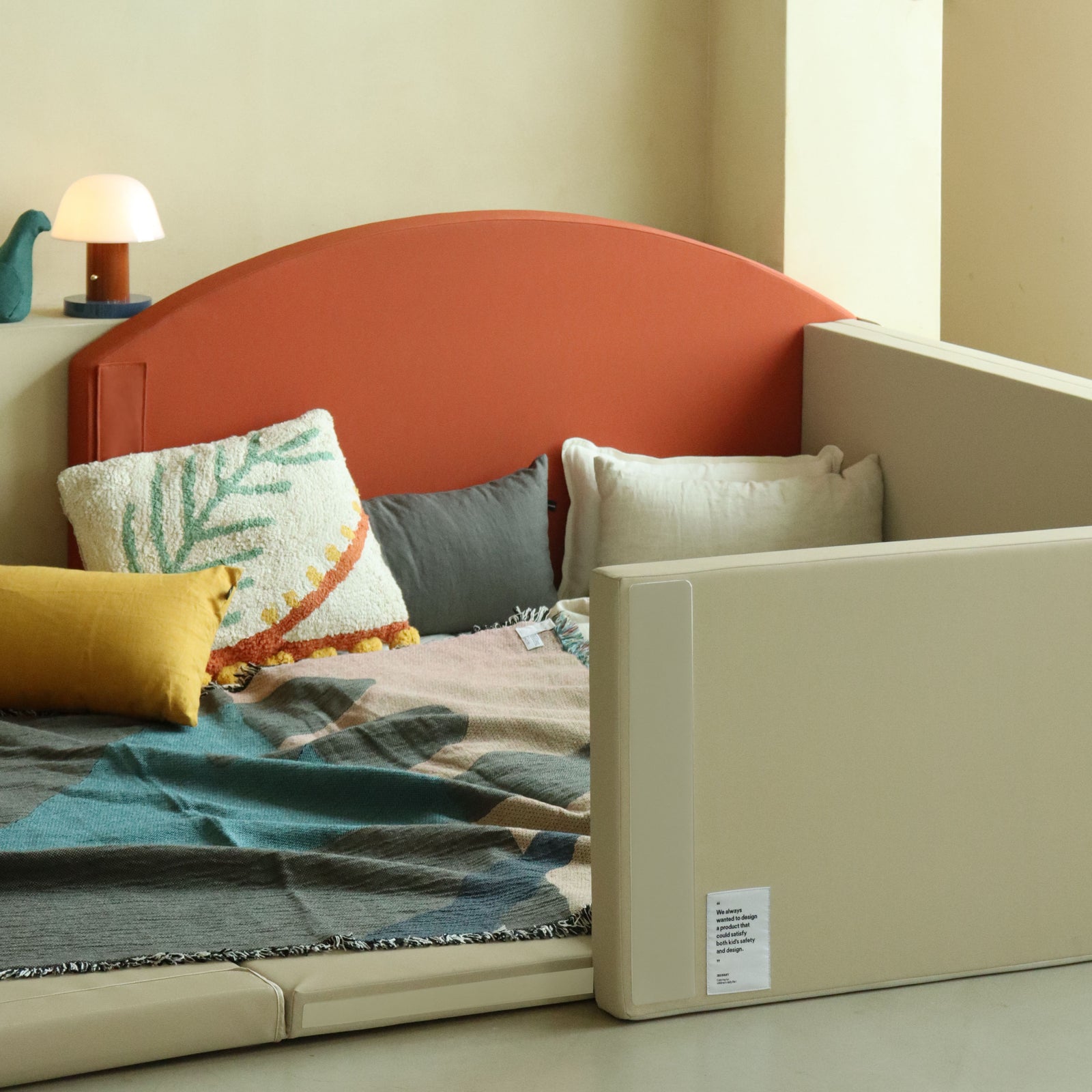 [Pre-order] Bumper Bed/ Play Mat Warm Brick S