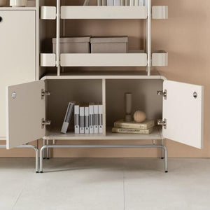 Baue 2-Door Cabinet with 3 Shelf (accept pre-order)