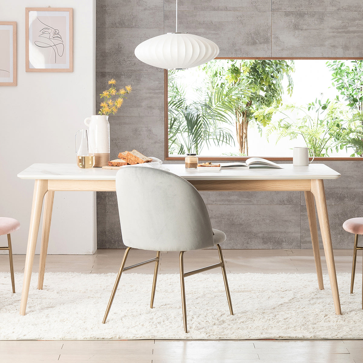 [凡購物以6折換購] Redova Dining Table Square Type 1800 (accept pre-order)