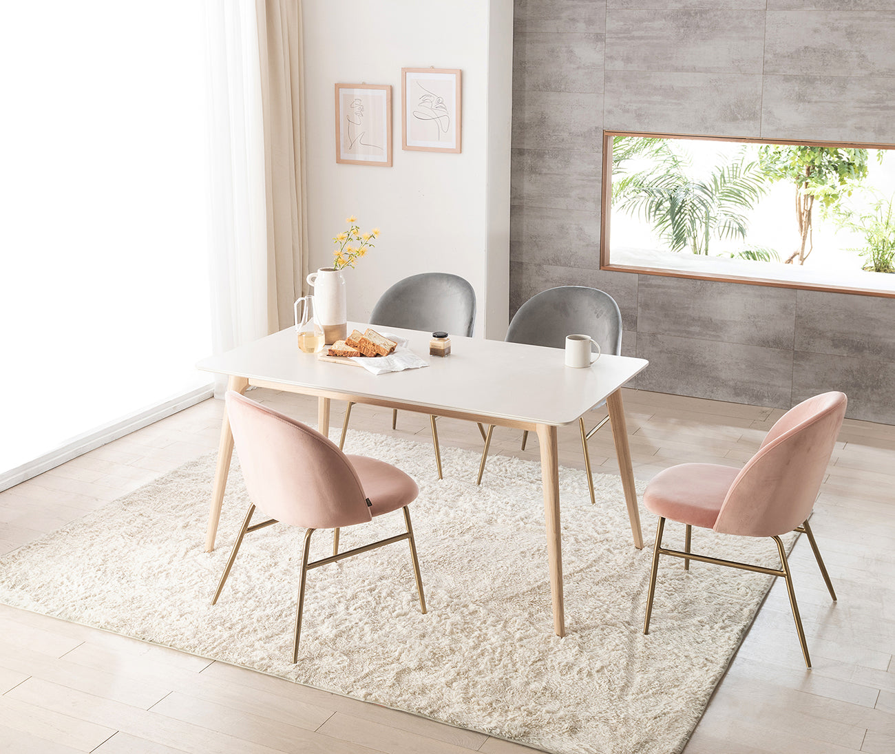 Redova Dining Table Square Type 1400 (accept pre-order)