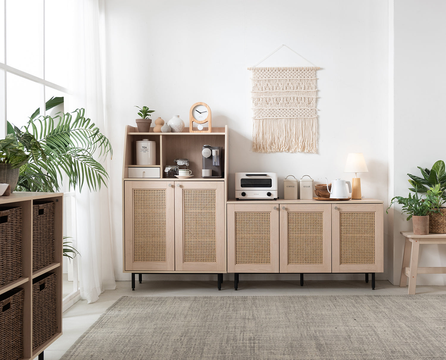 [Display Sale 30% off] Gardenia Rattan Lower Cabinet