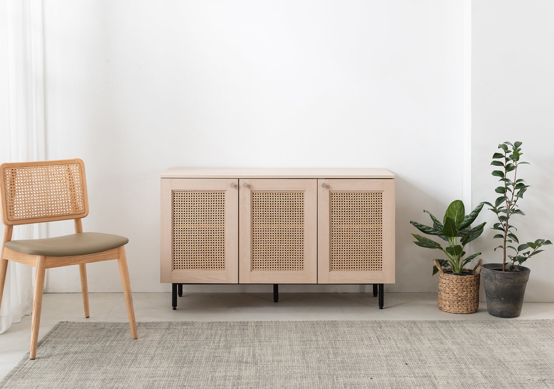 [Display Sale 30% off] Gardenia Rattan Lower Cabinet