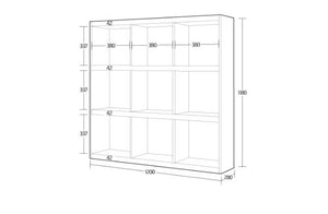 TIDY UP Bookshelf Cabinet Set (accept pre-order)