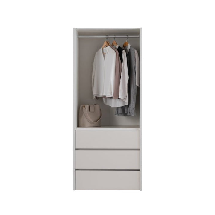 Toffee Wardrobe 800 - Drawer Type (accept pre-order)