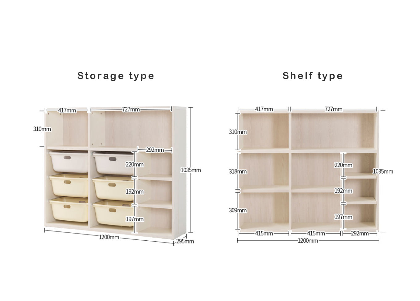 Blue Label Growing Tree 1200 Bookshelf (accept pre-order)