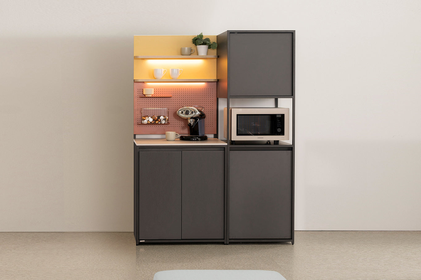 Palette Cafe System Cabinet Set 1400 (accept pre-order)